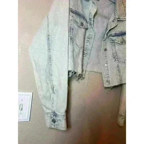 Pacsun cropped jean jacket size M/L in excellent condition - Picture 5 of 9
